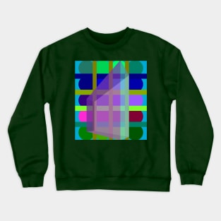 Geometric grids Crewneck Sweatshirt
